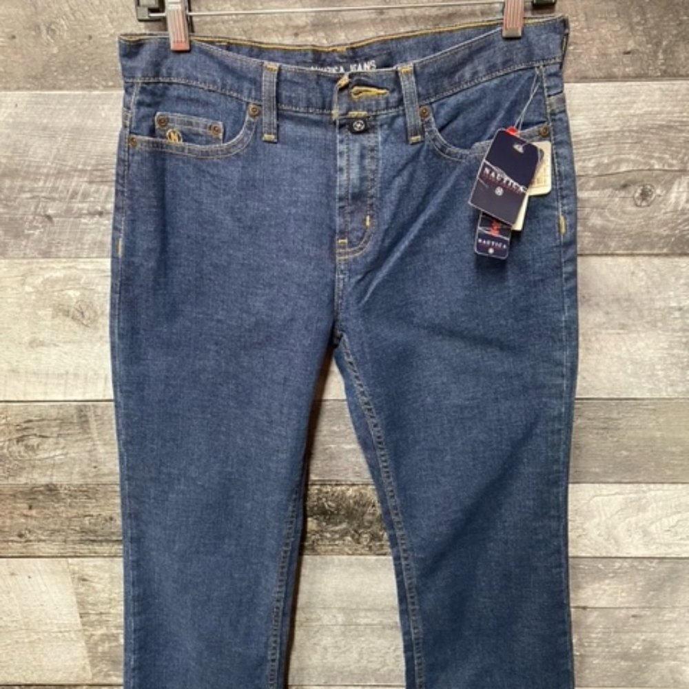 NAUTICA Flare Slim Fit Stretch Low Rise Jeans Size: 4 NWT